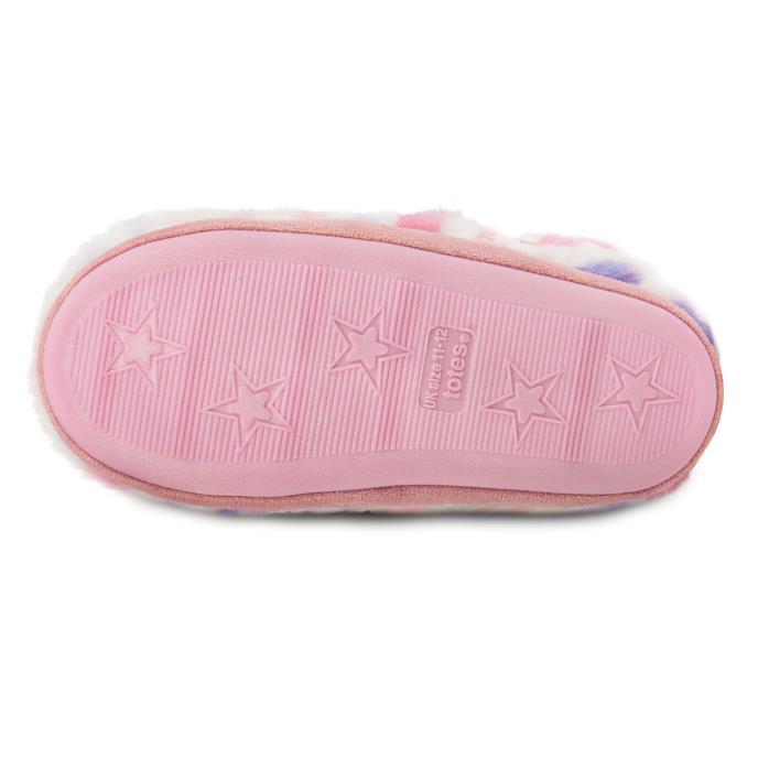 totes Girls Short Full Back Slippers Multi Extra Image 6